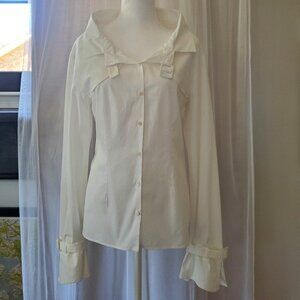 CELINE White Shirt, 42 (M)